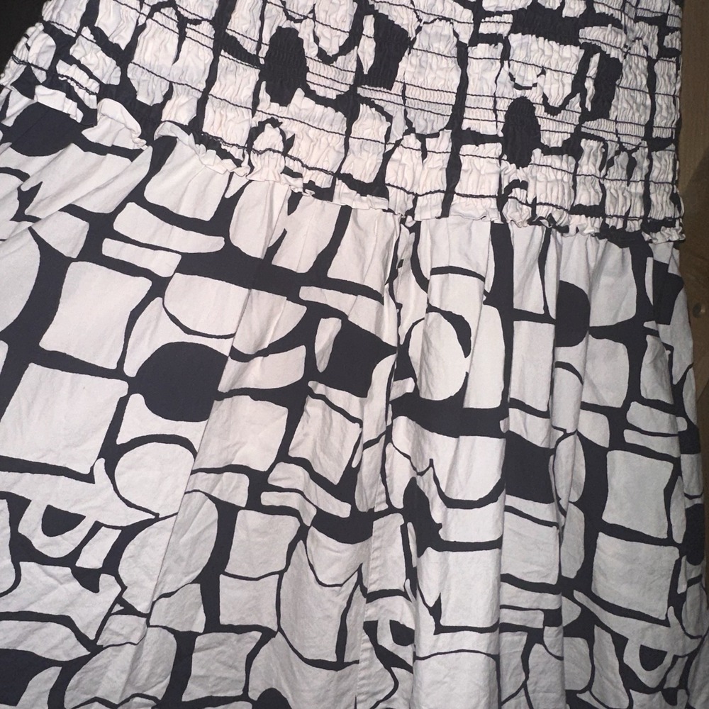 Apiece Apart Women's White Siempre Smocked Tank Maxi Dress Size M * See Desc - Picture 7 of 13